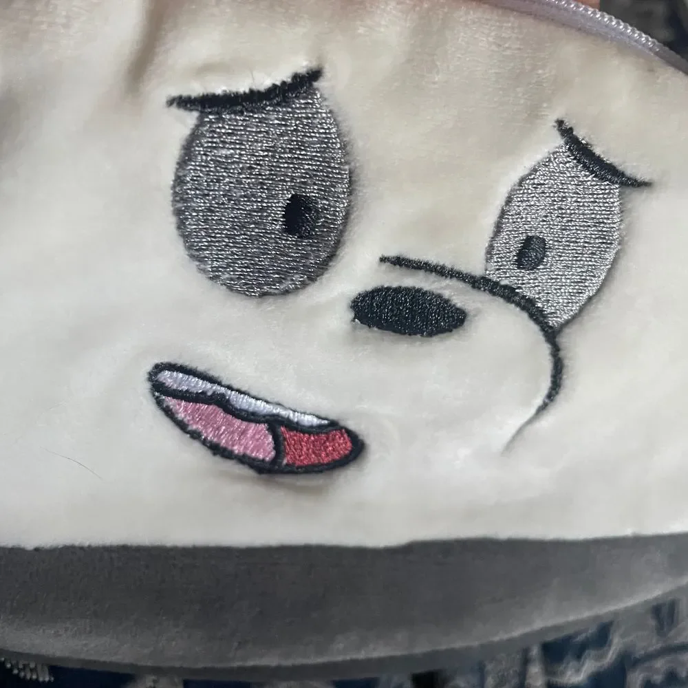 We Bare Bears Panda & Demon Slayer Pencil Pouch Bag Case Miniso Cartoon‎ Network